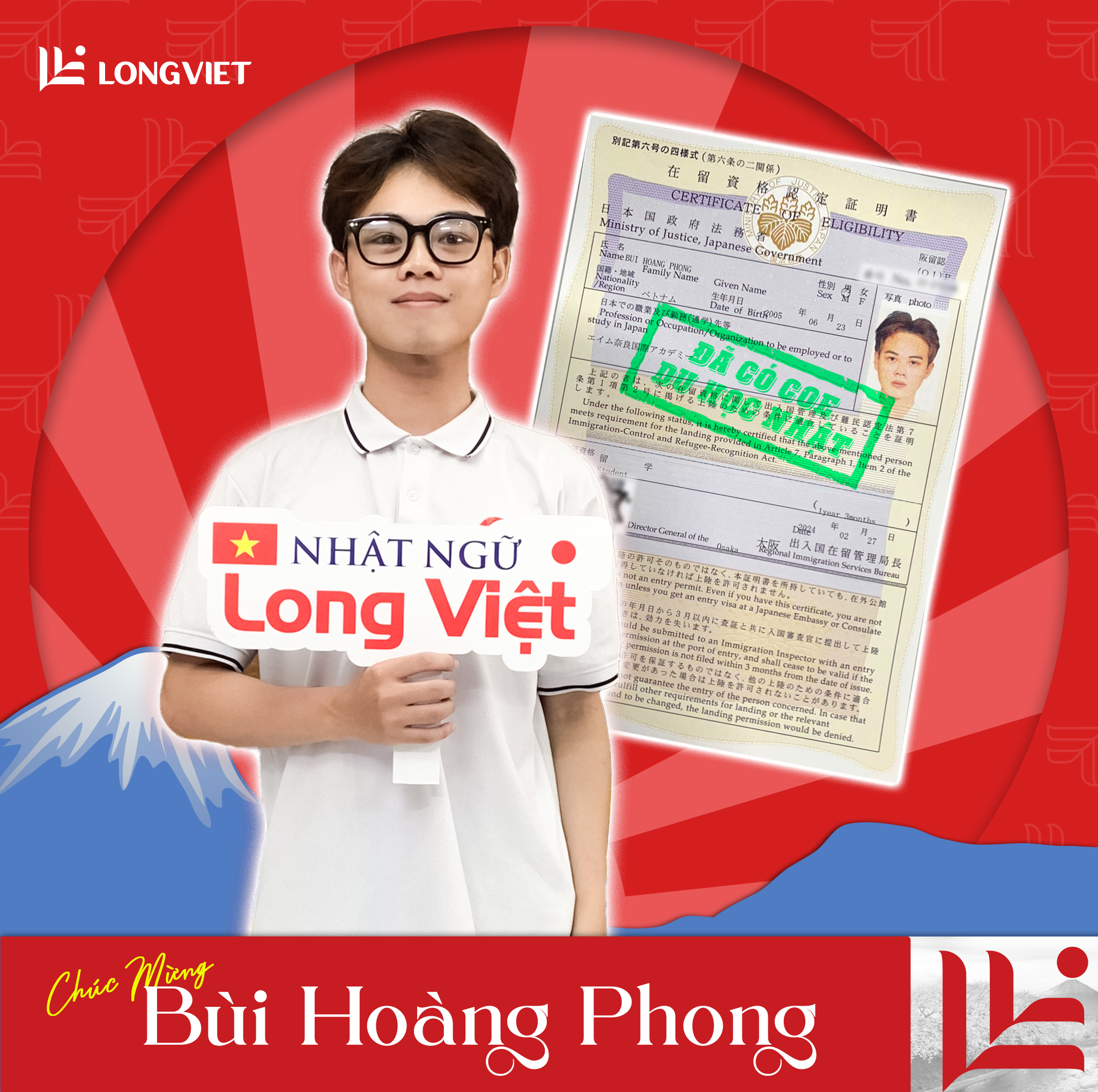 TÌNH HÌNH VISA SANG NHẬT CỦA CÁC BẠN HỌC SINH KHÓA T4/2024 TẠI LONG VIỆT NHƯ THẾ NÀO?