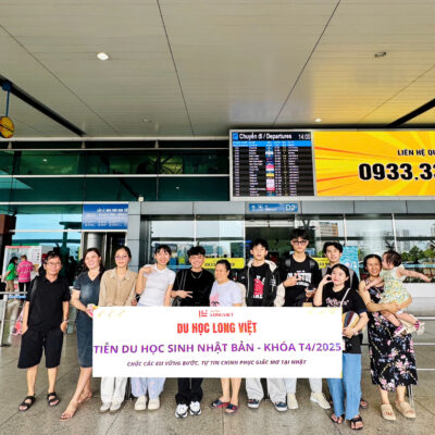 TIỄN CÁC EM SANG NHẬT TẠI SÂN BAY HCM VÀ HÀ NỘI