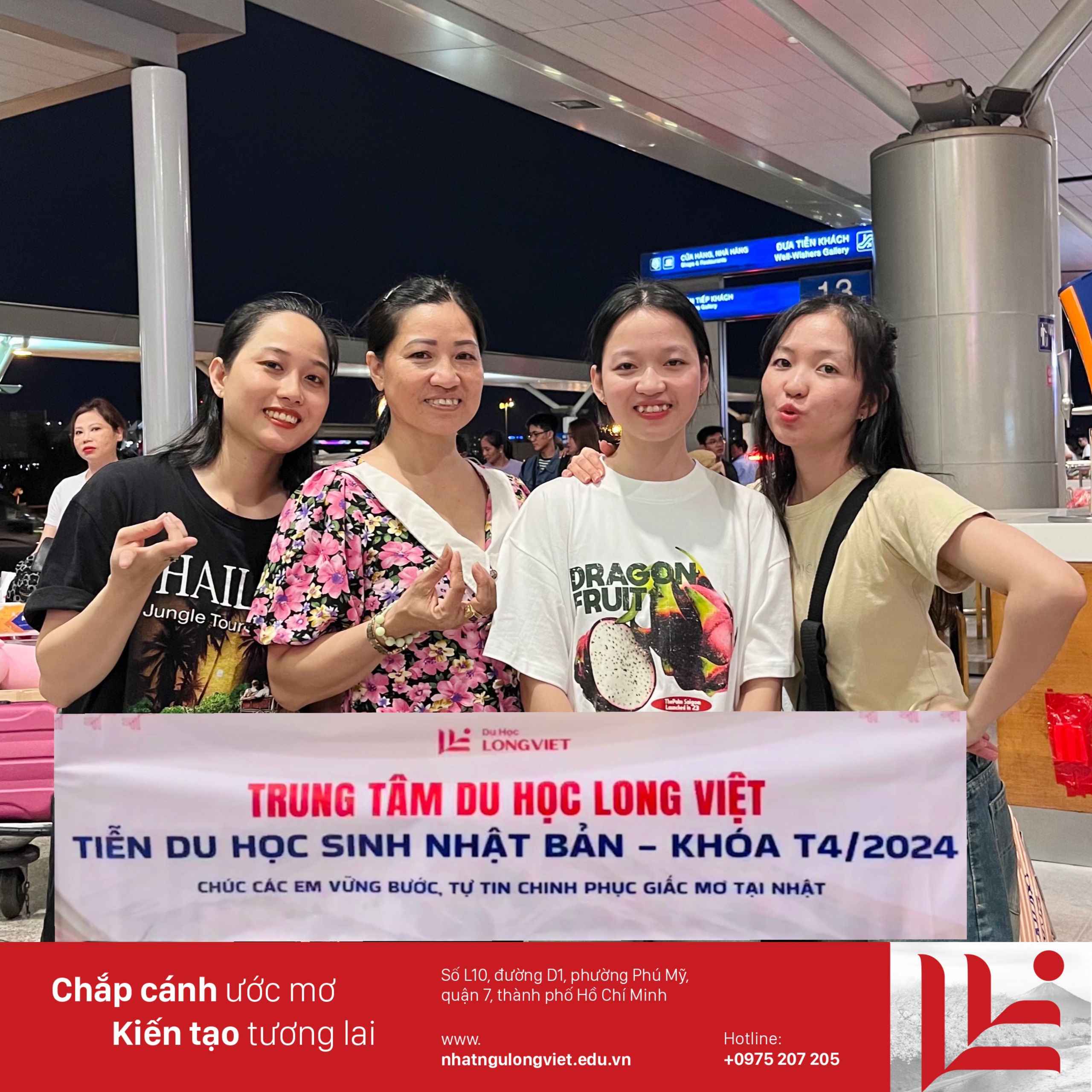 LỄ TIỄN ĐƯA HỌC SINH KHÓA T4/2024 SANG NHẬT